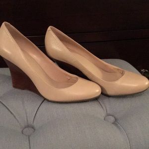 COPY - A super cute pair of beige colored wedges!
